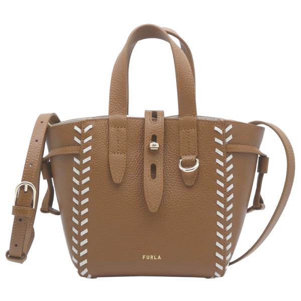 フルラ FURLA NET トート ミニ COGNAC h+MARSHMALLOW ブラウン BASRFUA_BX1485_1007_1997S ネット 2WAY ハンドバッグ レディース 【新品 新作 未使用 正規品】 sorfege_furla-basrfua-bx1485-