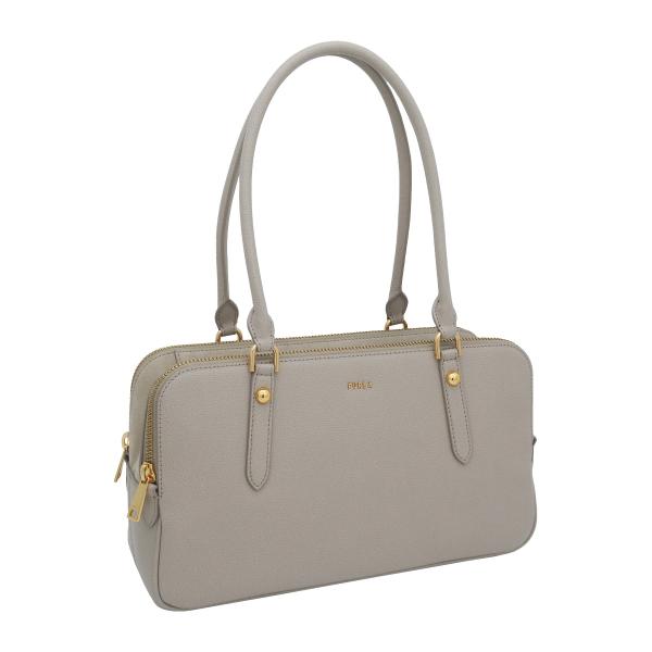 FURLA（フルラ） FURLA GIULIA ボストンバッグ M LINEN リネン