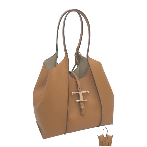 TOD'S(トッズ)T Timelessレザーショルダーバッグ(SALE!国内発送) TOD'S トッズ ショルダーバッグ T TIMELESS Tタイムレス Micro
