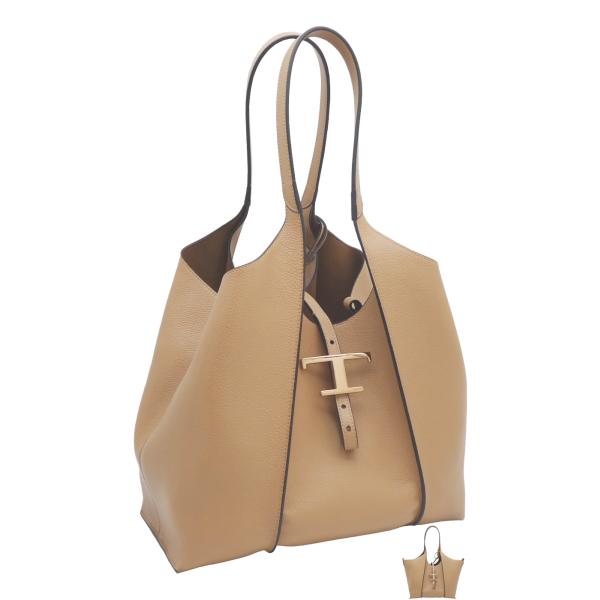 TOD'S（トッズ） TOD'S T タイムレス レザー ショッピングバッグ