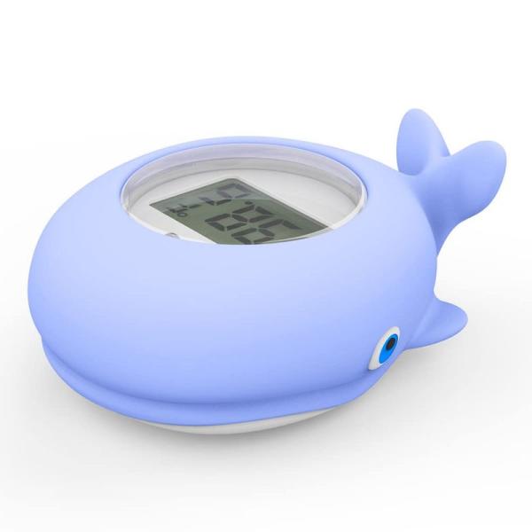 ORIGINCOM 湯温度計 水温計 赤ちゃんのお風呂に 沐浴 新生児 お風呂おもちゃ デジタル温度計 水に浮かぶ 浮型湯温計 リマインダー