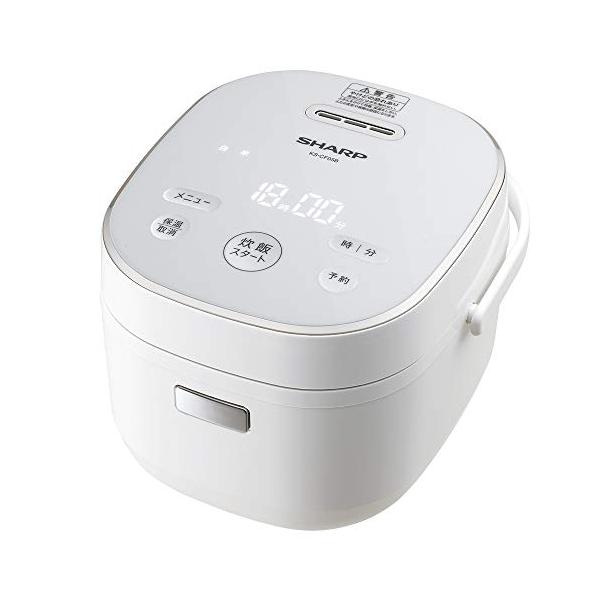 シャープ 炊飯器 KS-CF05B-W 3合 一人暮らし マイコン パン調理機能 ホワイト
