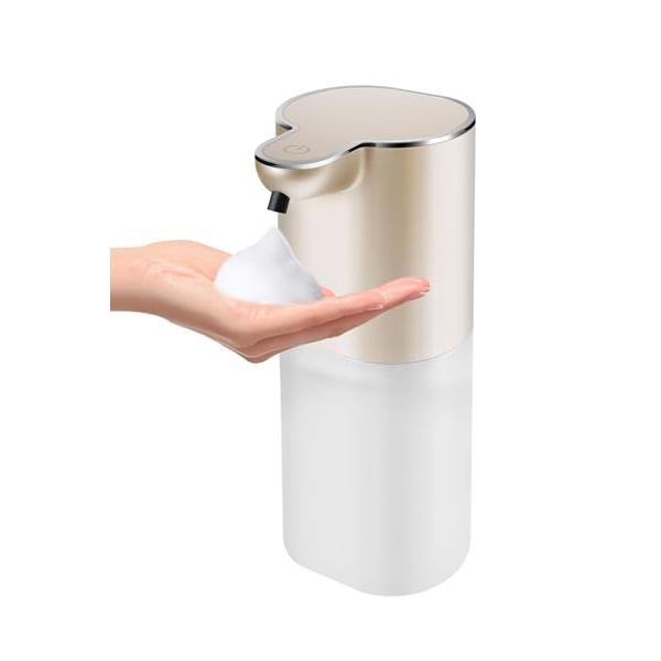 Cheftick ソープディスペンサー ハンドソープ 自動 泡 吐出量4段階調 400ml 壁掛け オートディスペンサー 食器洗剤 ディスペンサー 充電式 キッチン