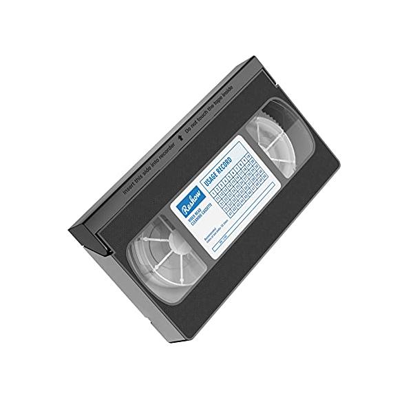 Reshow VHS/VCRプレーヤー専用クリーニングテープ ビデオデッキヘッドクリーナー ドライ式技術 液体不要 30回繰り返し使用可能