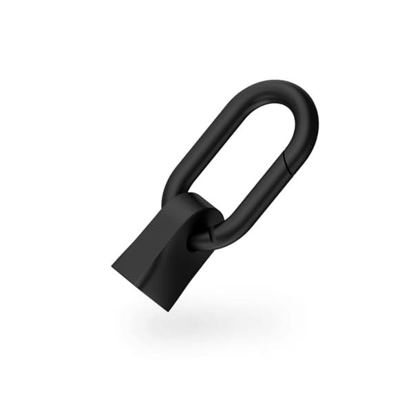 他サイト： CIO カラビナ付きケーブルホルダー USBケーブル用 コネクターカバー (ブラック, USB Type-C)の商品画像