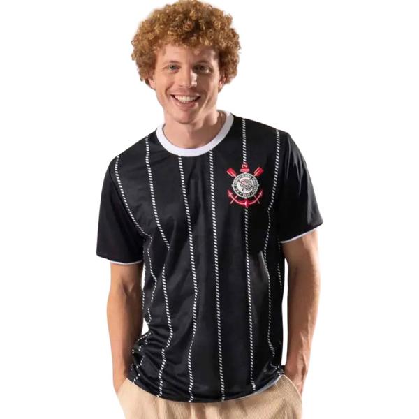 コリンチャンス公式速乾デザインTシャツ CORINTHIANS ブラック