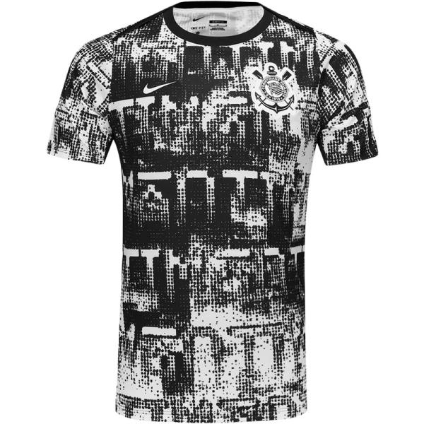 コリンチャンス トレーニングシャツ CORINTHIANS 公式 NIKE プレマッチ プラクティスシャツ 練習着 ブラック