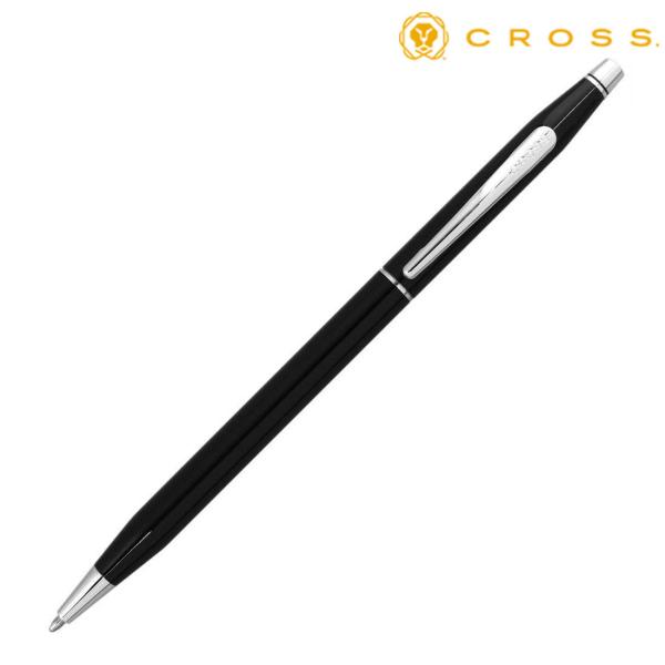 ノベルティ 記念品　CROSS クロス ギフト包装 レーザー名入れ対応・クラシックセンチュリー　AT0082-77　 ブラックラッカー　ボールペン　