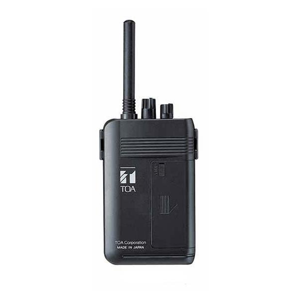 TOA WM-1100+ワイヤレス送信機 WM-1100 TOA 300MHz帯 ワイヤレスガイドシステム 携帯型送信器