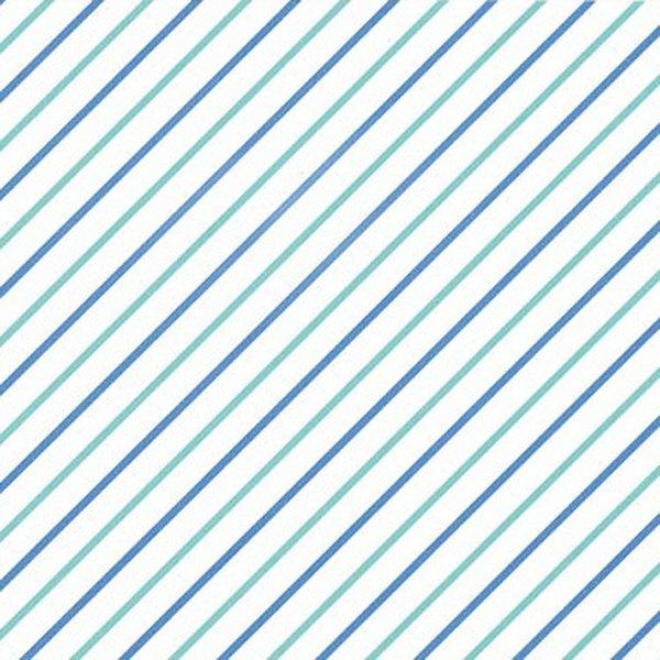 白地にブルーとグリーンのストライプが入ったさわやかな包装紙です。【商品仕様】●材質／純白ロール紙47.2g●サイズ／商品に合ったサイズになります。