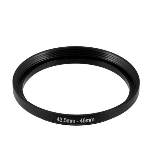 uxcell ステップアップアダプターリング カメラフィルターレンズ ブラック 43.5mm-46mm