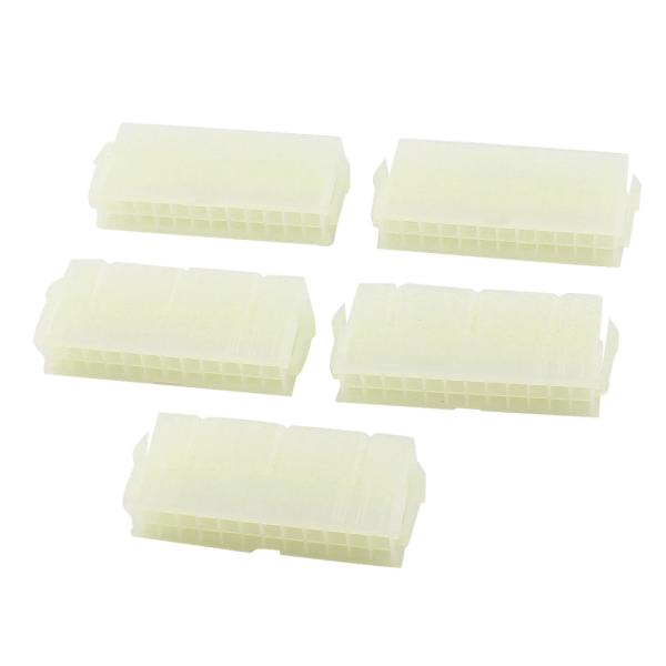 【本商品は海外出荷】お届けは通常20-30日を頂いております。製品名：ATXコネクタ;タイプ：24 ピンメス材質：プラスチック;カラー：ベージュ合計サイズ: 6.3 x 2.5 x 1.2cm(L*W*H)重量 : 34gパッケージ内容：5...