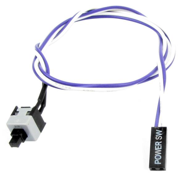 uxcell PC電源ボタンケーブル 50cm長さ 2ピン コネクタ コンピュータ用