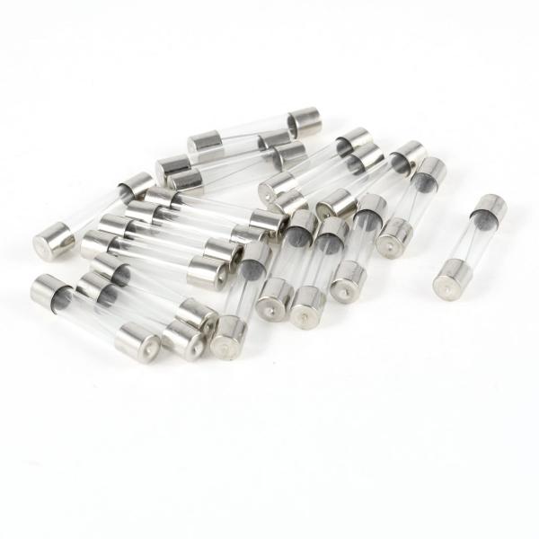 uxcell ガラス管ヒューズ ガラス管 ヒューズ管 10A 250V 6mm x 30mm 20個入