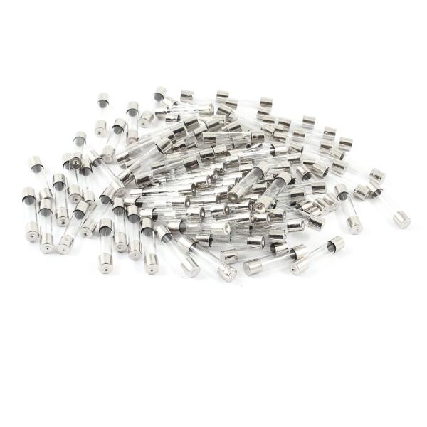 uxcell ガラス管ヒューズ 管状デザイン 6mm x 30mm 250V 1A 100個入り