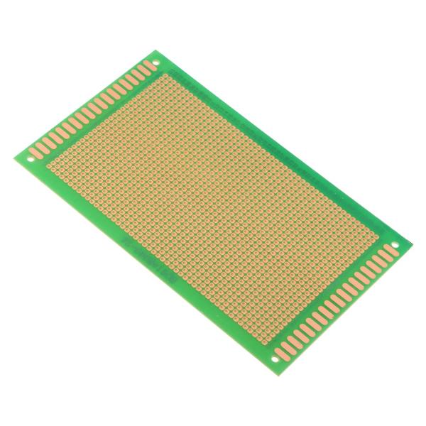 uxcell ユニバーサルボード PCBボード 9x15cm 厚さ1.6mm FR4ガラス繊維DIY片面プロトタイプボード グリーン