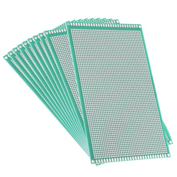 uxcell ユニバーサルボード PCBボード 両面プロトボード ガラス繊維板 9x15cm 10個入り