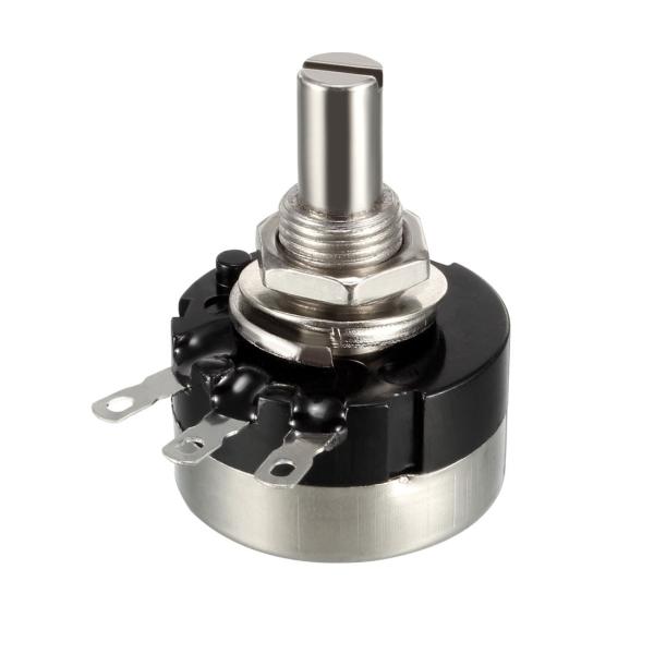 uxcell カーボンフィルムポテンショメータ 炭素被膜電位差計 500RΩ RV24YN 20S/B501