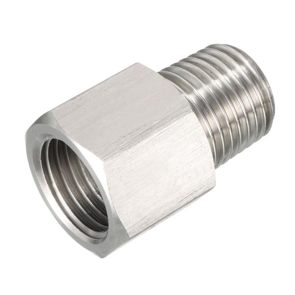 uxcell 圧力計アダプター 圧力計プラグ 圧力計ジョイント オスG1 / 4-104 - メスG1 / 4-11 304ステンレス鋼