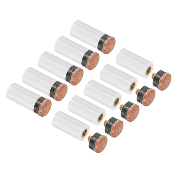 【本商品は海外出荷】お届けは通常20-30日を頂いております。先端サイズ:35 x 13 mm(H*D); リング穴径:8.5 mm; ねじゲージ:M5 x 1 mm; カラー：ブラウン、ホワイト; 素材：フェイクレザー、ABS; パッキン...