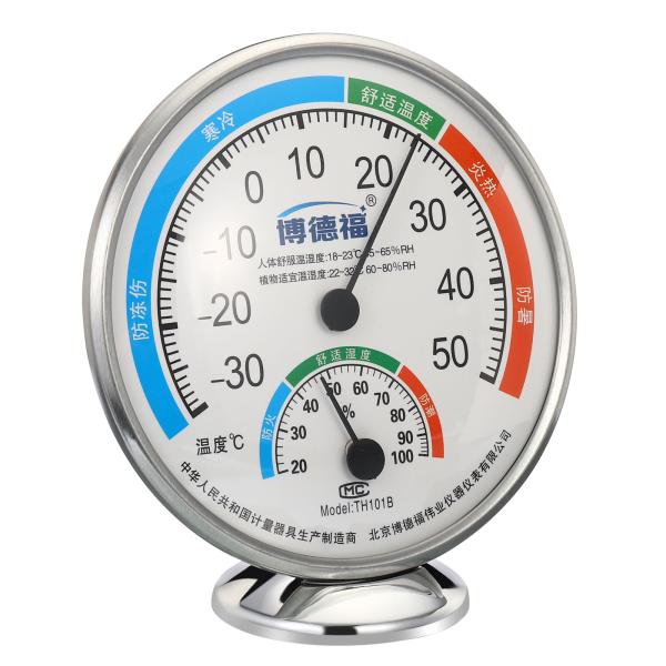 【本商品は海外出荷】お届けは通常20-30日を頂いております。温度測定範囲: -30℃-50℃；湿度測定範囲: 20%RH-100%RH；全体のサイズ: 127x25mm (直径* 厚さ)利点: 1.屋外湿度計はステンレス製で、防錆、耐候性...