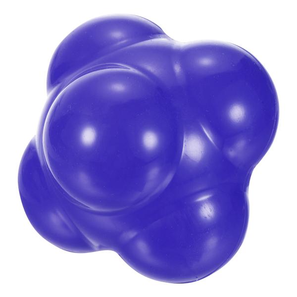 【本商品は海外出荷】お届けは通常20-30日を頂いております。カラー：ブルー; 素材：シリコーン; サイズ：57 x 57mm(W*H)利点: 六角形の反応ボールは、快適な材料で作られており、手握りが良く、強くて耐久性があり、硬い表面に適し...