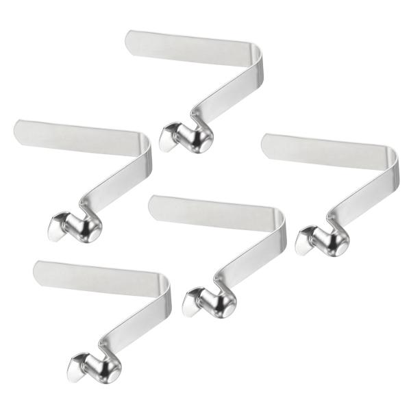 PATIKIL 8.3x8mm カヤックパドルスナップ 5個入り ポールプッシュボタン スプリングクリップ 鋼 中空ボタン ロッキングチューブ