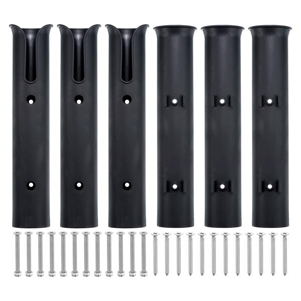 【本商品は海外出荷】お届けは通常20-30日を頂いております。チューブロッドホルダーのサイズ：釣り竿ホルダーの長さは27cmです。 ブラケットの直径は4.5cmです。 リールスロット幅は1.3cmです。 取り付けピッチは11.5cmです。傷...