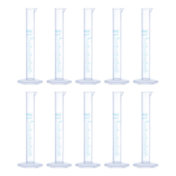 【本商品は海外出荷】お届けは通常20-30日を頂いております。[仕様] - 素材：プラスチック；容量：10ml；許容誤差：20℃で±0.2ml；カラー：クリアホワイト；チューブ直径：16mm / 0.63"；全高：130mm / 5.12"...