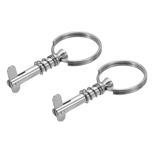PATIKIL 316ステンレス製クイックリリースピン2個セット ビミニ トップピン 使用可能長さ1.18