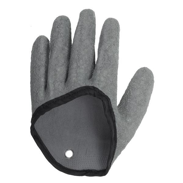 【本商品は海外出荷】お届けは通常20-30日を頂いております。カラー：グレー。素材：ラテックス。全体サイズ：19 x 13 cm / 7.5 x 5.1"（長さ x 幅）。手の向き：左。パッキングリスト：フィッシンググローブ1個。利点：フィ...