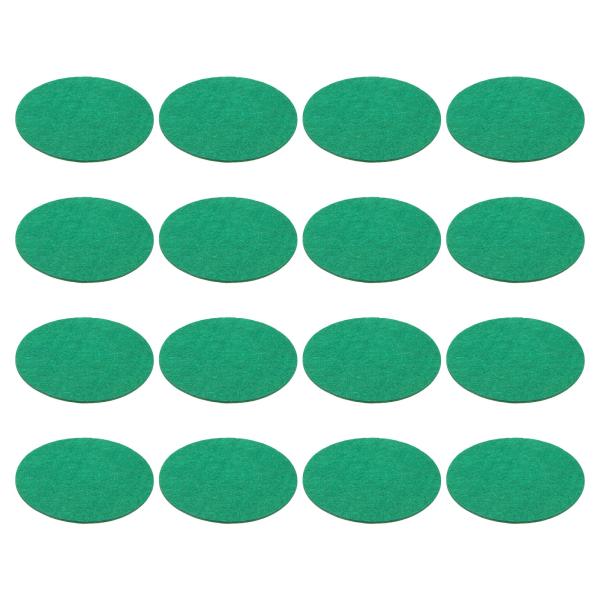 【本商品は海外出荷】お届けは通常20-30日を頂いております。仕様：カラー：緑；素材：ポリエステル；パッド直径：9.4cm / 3.7"；パッケージリスト：16個のパッド利点：パッドはポリエステル製で、衝撃に強く、退色しにくく、損傷せずに摩...