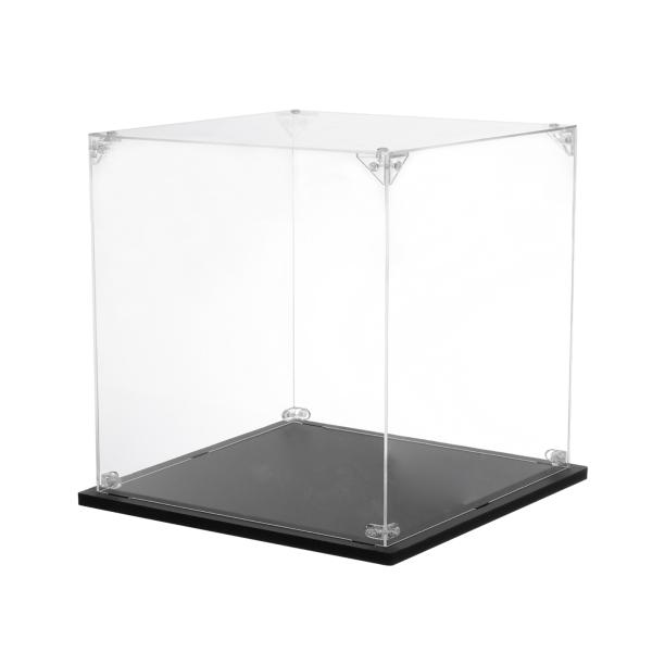 uxcell アクリルディスプレイケース 20x30x15cm クリアディスプレイ