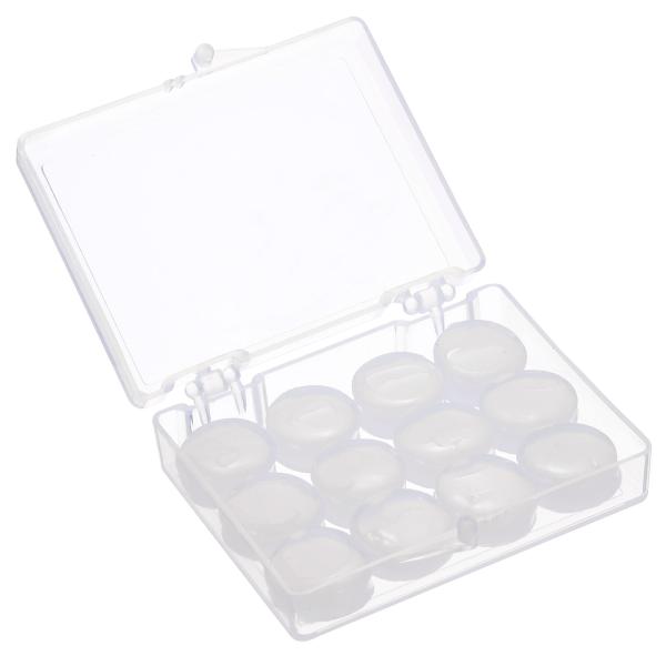 【本商品は海外出荷】お届けは通常20-30日を頂いております。カラー：ホワイト、素材：シリコン、サイズ：6.5x6 cm、ノイズ低減レベル：32db、パッキングリスト：12個 x 睡眠用耳栓利点：当社の成形可能な睡眠用耳栓は、安全で非アレル...