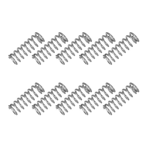 uxcell 圧縮ばね 0.5x3.5x10Mm 押しバネ スプリング 304ステンレス鋼製 DIY 修理 実験 ショップホーム プロジェクト用 10