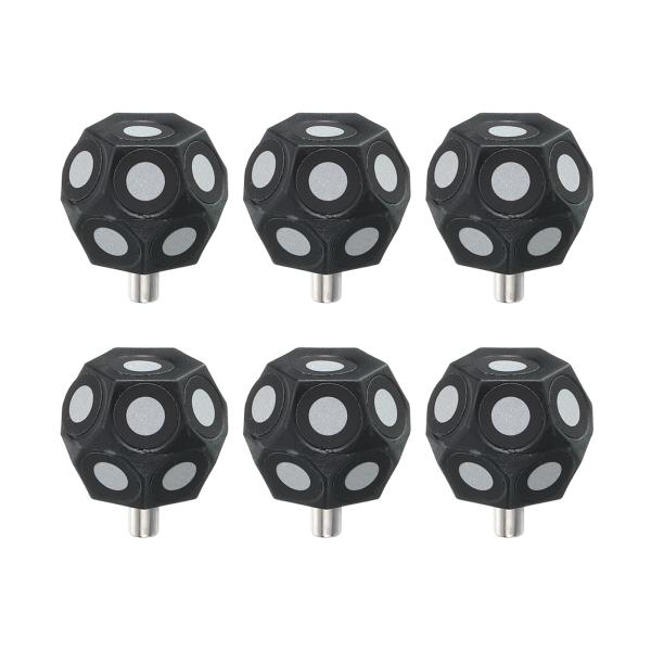 uxcell 6個 3D磁気ボールマーカー6mm 3Dスキャンマーカー3Dトラッキングドットリファレンスポイン ト3Dターゲット拡散反射マーカートラッ