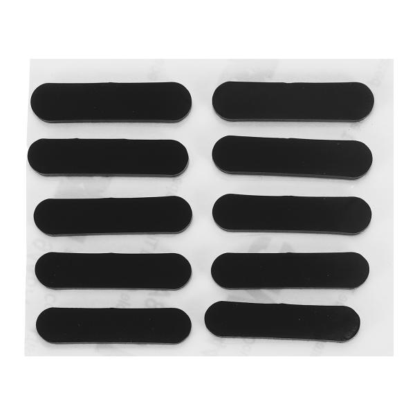 PATIKIL 0.9インチ/21mm ノートパソコン用ゴム足 10個セット 滑り止めパッド 楕円形 パソコン底面交換用カバー ノートPCベース コン