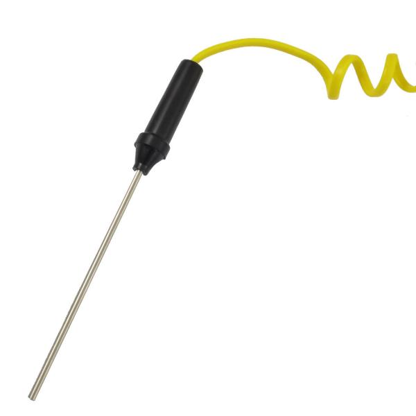 uxcell 80mm x 3mm プローブ Kタイプ 温度測定範囲0-500C コイル熱電対 1.5M
