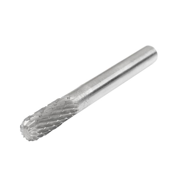 uxcell ロータリーファイル 超硬 ダブルカット 円柱形 6 x 16 mm