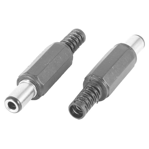 uxcell DCオスコネクタ ジャックはんだアダプタ DIY DC コネクタ 交換