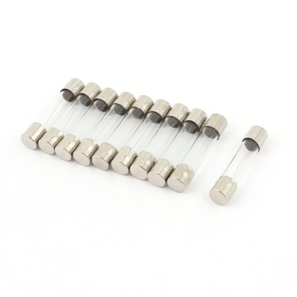 uxcell ガラスヒューズ 250V 3A ファストブロー ガラス管ヒューズ 6 mmx30 mm 10個