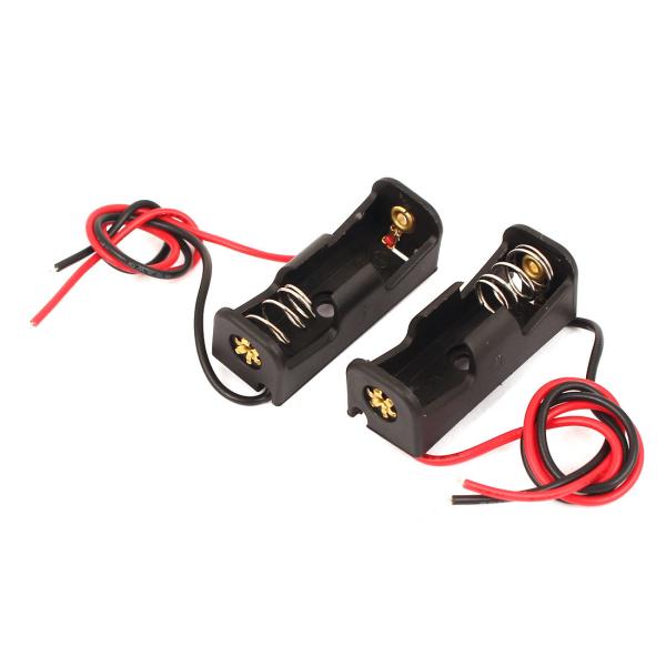 uxcell 電池ボックス バッテリーホルダー 23A/12V N電池ホルダー 電池ケース 軽量ABS材料