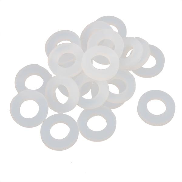 【本商品は海外出荷】お届けは通常20-30日を頂いております。　素材:シリコーン重量:13g　パッケージコンテンツ:20*シールリングカラー:ホワイト　製品名:シールリング外径:19mm　厚さ:3mm内径:10mm