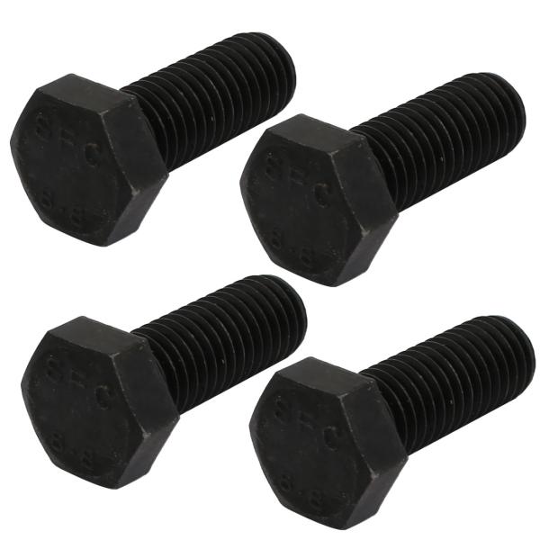uxcell 六角ボルト 六角ねじ 六角キャップスクリュー M12x30mm 炭素鋼 4個入り