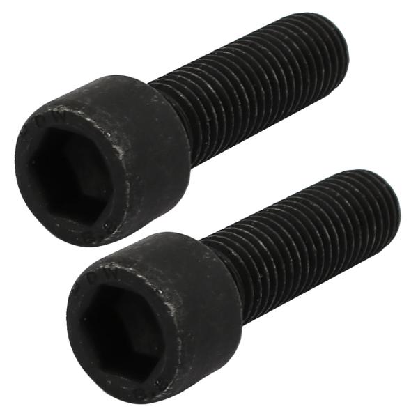 uxcell 六角穴付きボルト 左手ねじボルト M14x30mm 炭素鋼材料 8.8等級 六角ソケット 全スレッドボルト 2個入リ