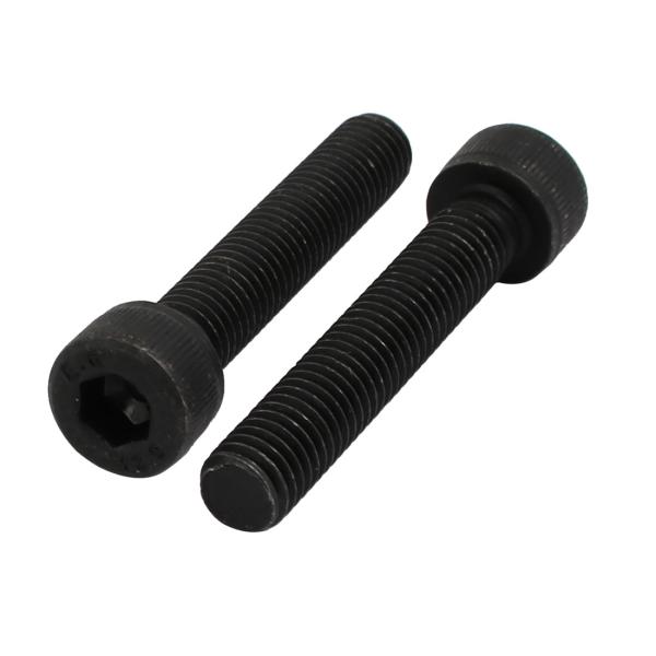 uxcell 六角穴付きボルト 左手ねじボルト M8x45mm 炭素鋼材質 12.9グレード 六角ソケット 2個入リ