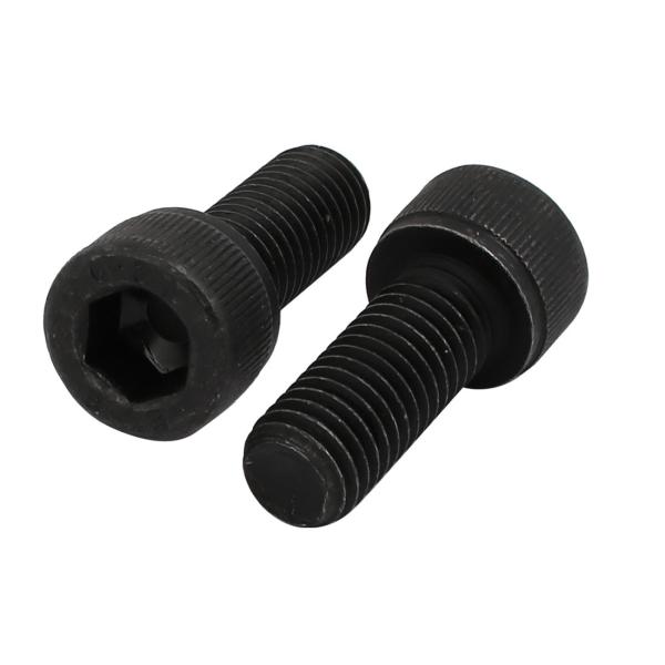 uxcell 六角穴付きボルト 左手ねじボルト M10x25mm 炭素鋼材質 12.9グレード 六角ソケット 2個入リ