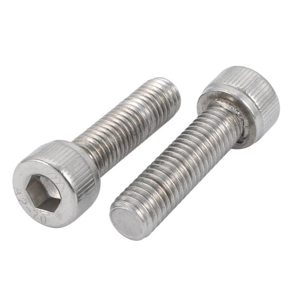 uxcell 六角穴付きボルト キャップねじ M8x30mm 304ステンレス鋼 左手のスレッド 2個入り