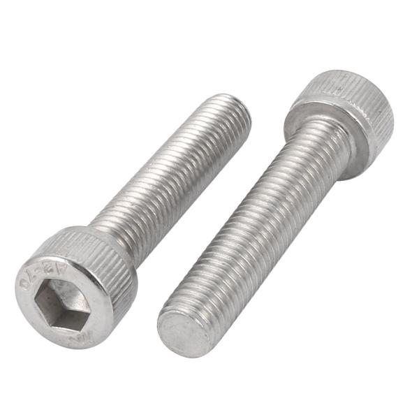 uxcell 六角穴付きボルト キャップねじ M10x50mm ステンレス鋼 左手のスレッド 2個入り