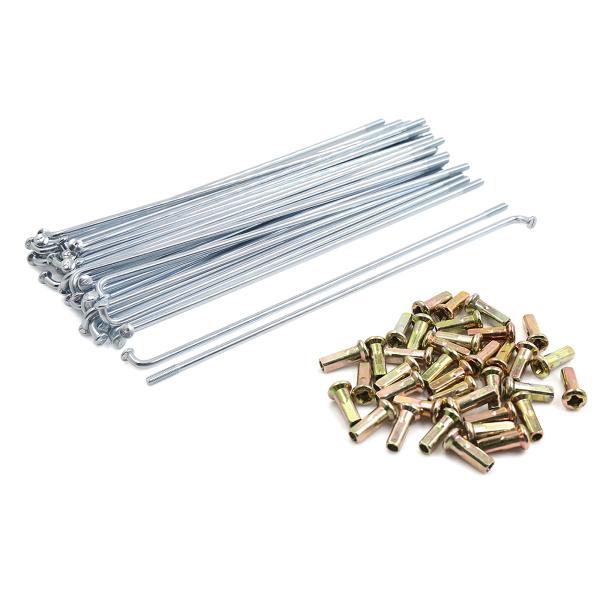 【本商品は海外出荷】お届けは通常20-30日を頂いております。ほとんどのオートバイに適しています。ホイールスポークキットには、オートバイのホイールを再構築するのに十分なスポークとニップルが含まれています。スポークとニップルを交換するだけでな...